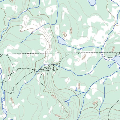Natural Resources Canada Unnamed, AB (084O01 Toporama) digital map