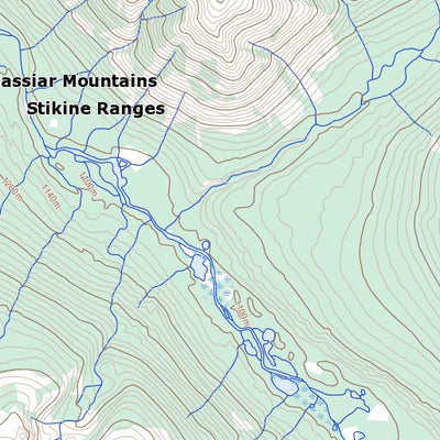 Natural Resources Canada Unnamed, BC (104I15 Toporama) digital map