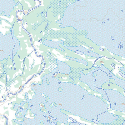 Natural Resources Canada Unnamed, MB (054A11 Toporama) digital map