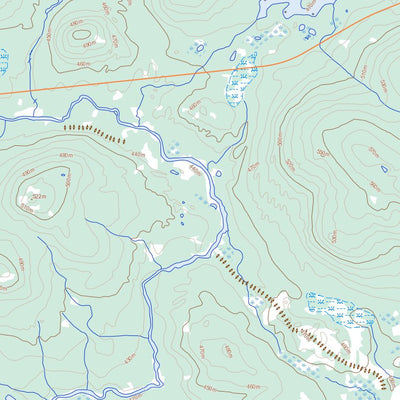 Natural Resources Canada Unnamed, NL (013B11 Toporama) digital map