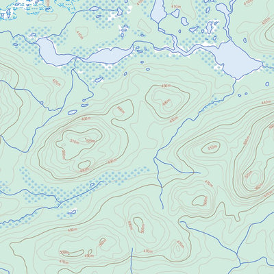 Natural Resources Canada Unnamed, NL (013B14 Toporama) digital map