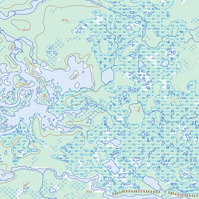 Natural Resources Canada Unnamed, NL (013B15 Toporama) digital map