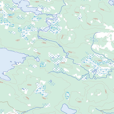 Natural Resources Canada Unnamed, NL (013C08 Toporama) digital map