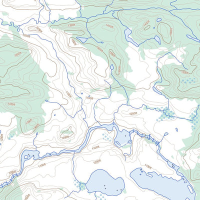 Natural Resources Canada Unnamed, NL (013C11 Toporama) digital map