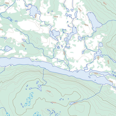 Natural Resources Canada Unnamed, NL (013D07 Toporama) digital map