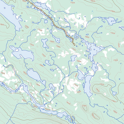 Natural Resources Canada Unnamed, NL (013D07 Toporama) digital map