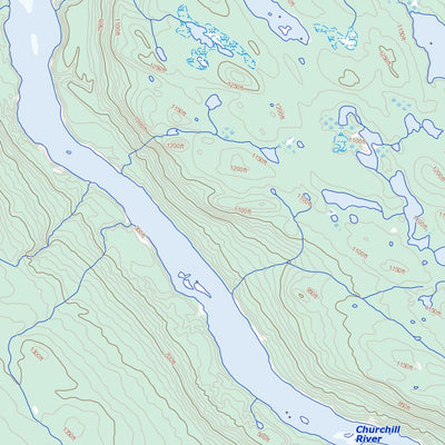 Natural Resources Canada Unnamed, NL (013D16 Toporama) digital map