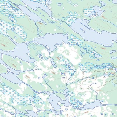 Natural Resources Canada Unnamed, NL (013E08 Toporama) digital map