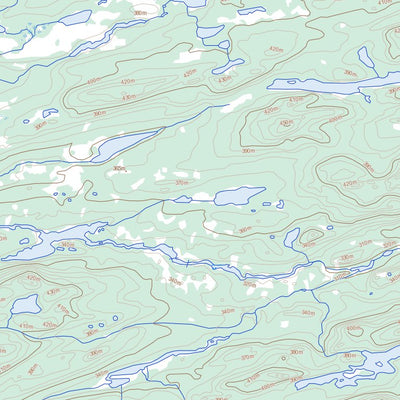 Natural Resources Canada Unnamed, NL (013F06 Toporama) digital map