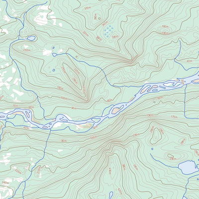 Natural Resources Canada Unnamed, NL (013F11 Toporama) digital map