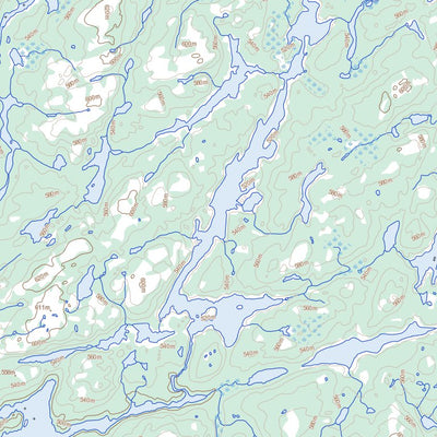 Natural Resources Canada Unnamed, NL (013G06 Toporama) digital map