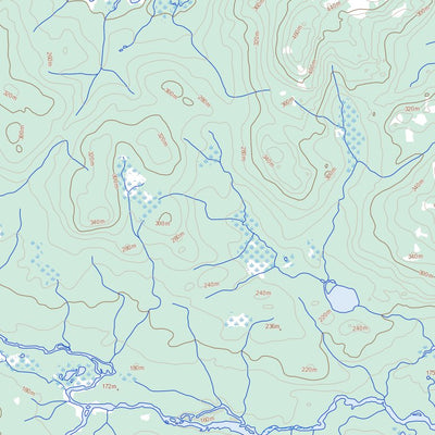 Natural Resources Canada Unnamed, NL (013H02 Toporama) digital map