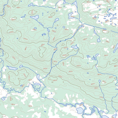 Natural Resources Canada Unnamed, NL (013K12 Toporama) digital map