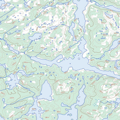 Natural Resources Canada Unnamed, NL (013K12 Toporama) digital map
