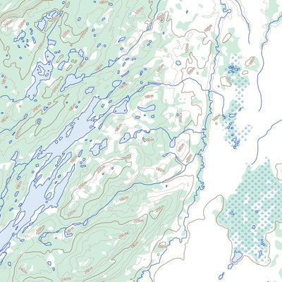 Natural Resources Canada Unnamed, NL (013K15 Toporama) digital map