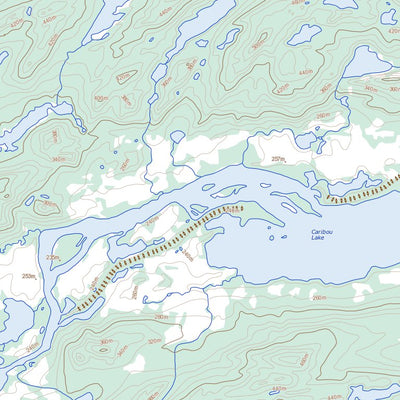 Natural Resources Canada Unnamed, NL (013L08 Toporama) digital map