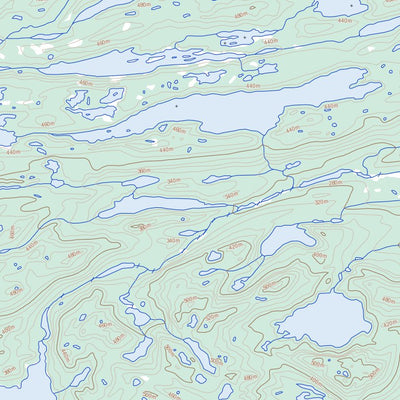 Natural Resources Canada Unnamed, NL (013L08 Toporama) digital map