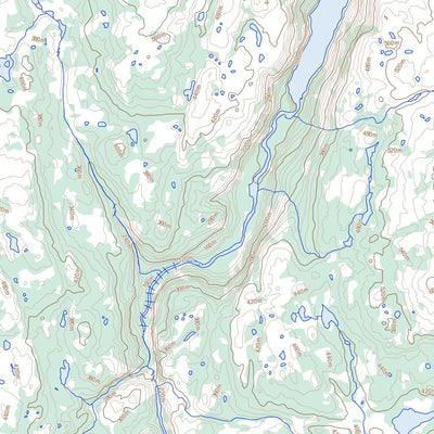 Natural Resources Canada Unnamed, NL (013L16 Toporama) digital map