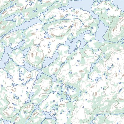 Natural Resources Canada Unnamed, NL (013M03 Toporama) digital map