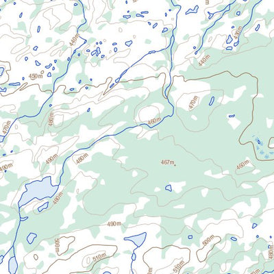 Natural Resources Canada Unnamed, NL (013M10 Toporama) digital map