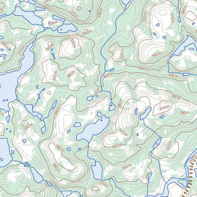 Natural Resources Canada Unnamed, NL (013M11 Toporama) digital map