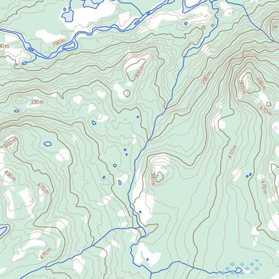 Natural Resources Canada Unnamed, NL (013M15 Toporama) digital map