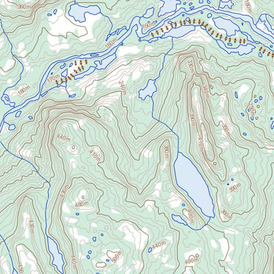 Natural Resources Canada Unnamed, NL (013M15 Toporama) digital map