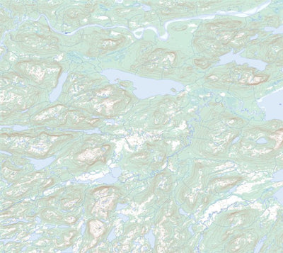 Natural Resources Canada Unnamed, NL (013N13 Toporama) digital map