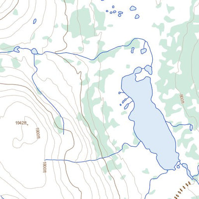 Natural Resources Canada Unnamed, NL (014E10 Toporama) digital map