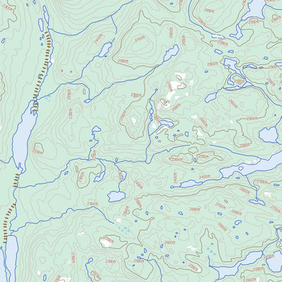 Natural Resources Canada Unnamed, NL (023A02 Toporama) digital map