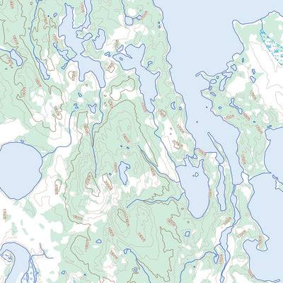 Natural Resources Canada Unnamed, NL (023A08 Toporama) digital map