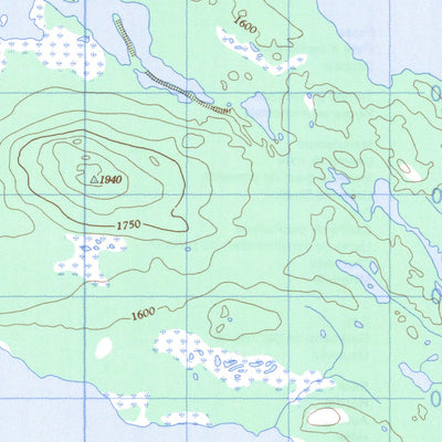 Natural Resources Canada Unnamed, NL (023I01 CanMatrix) digital map