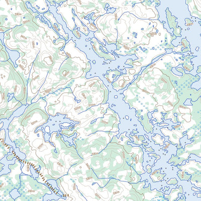 Natural Resources Canada Unnamed, NL (023I10 Toporama) digital map