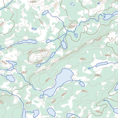 Natural Resources Canada Unnamed, NT (086G08 Toporama) digital map