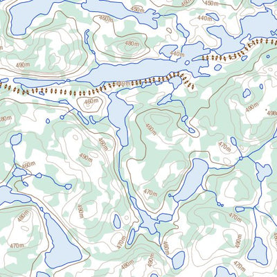 Natural Resources Canada Unnamed, NT (086G08 Toporama) digital map