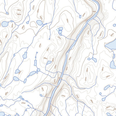 Natural Resources Canada Unnamed, NT (088B01 Toporama) digital map
