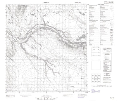 Natural Resources Canada Unnamed, NT (095J10 CanMatrix) digital map