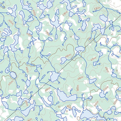 Natural Resources Canada Unnamed, NT (096G15 Toporama) digital map