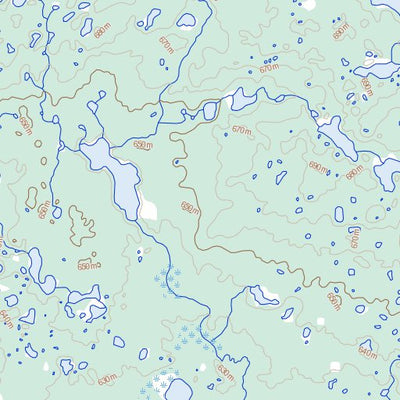 Natural Resources Canada Unnamed, NT (096H07 Toporama) digital map