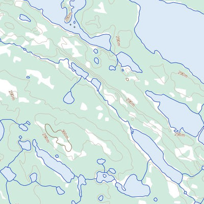 Natural Resources Canada Unnamed, NT (096K06 Toporama) digital map