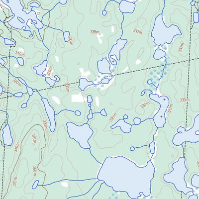 Natural Resources Canada Unnamed, NT (096N07 Toporama) digital map