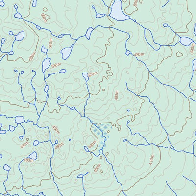 Natural Resources Canada Unnamed, NT (096O01 Toporama) digital map