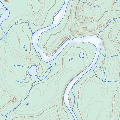 Natural Resources Canada Unnamed, NT (096O14 Toporama) digital map