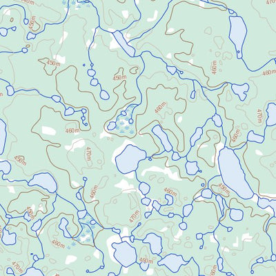 Natural Resources Canada Unnamed, NT (096P11 Toporama) digital map