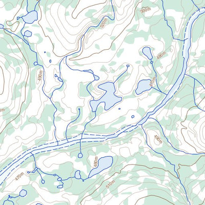 Natural Resources Canada Unnamed, NT (096P14 Toporama) digital map