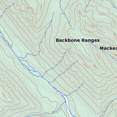 Natural Resources Canada Unnamed, NT (105P14 Toporama) digital map
