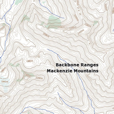 Natural Resources Canada Unnamed, NT (106B10 Toporama) digital map