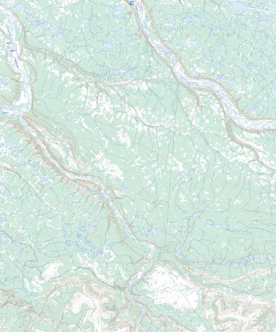 Natural Resources Canada Unnamed, NT (106G13 Toporama) digital map
