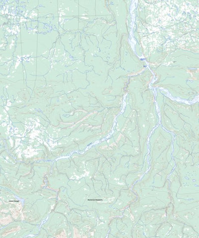 Natural Resources Canada Unnamed, NT (106H06 Toporama) digital map