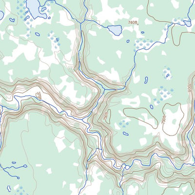 Natural Resources Canada Unnamed, NT (106J04 Toporama) digital map